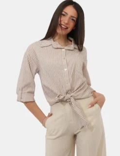 Camicia Rue De Clerie Marrone