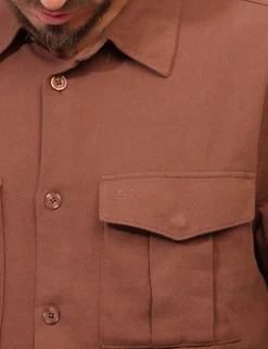 Camicia Sun68 Marrone tg.L