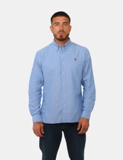 Camicia U.S. Polo Assn. Azzurra