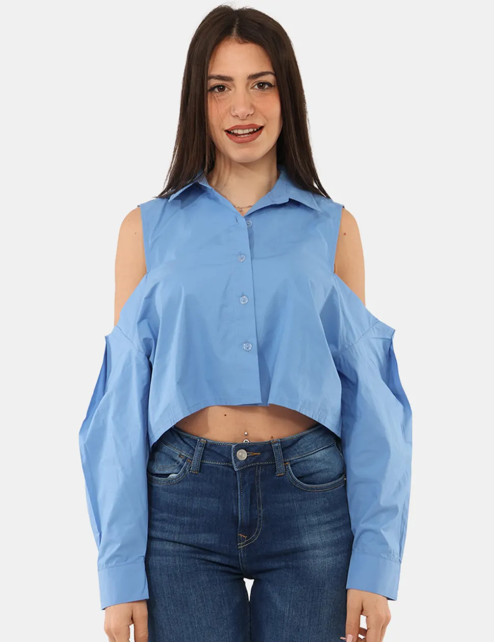 Camicia Via Delle Rose Azzurra