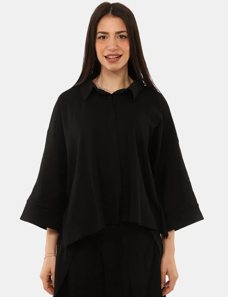 Camicia Via Delle Rose Nera