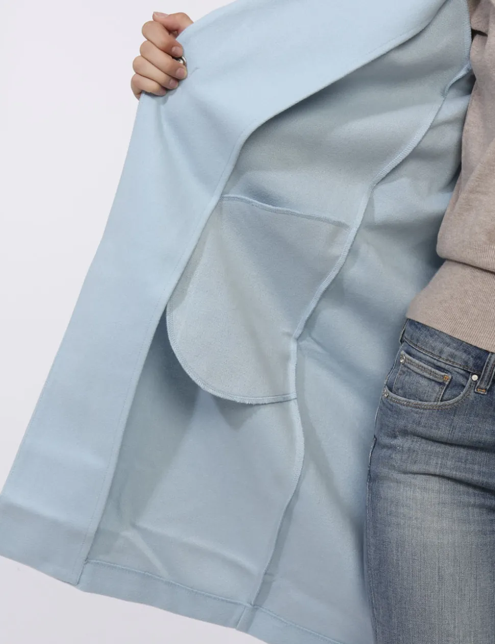 Cappotto Fracomina Azzurro