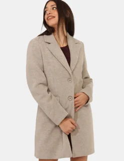 Cappotto Materica Beige