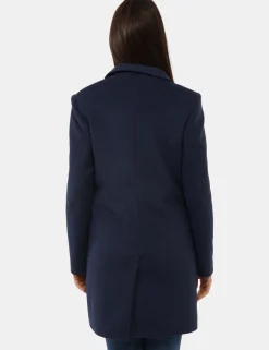 Cappotto Materica Blu