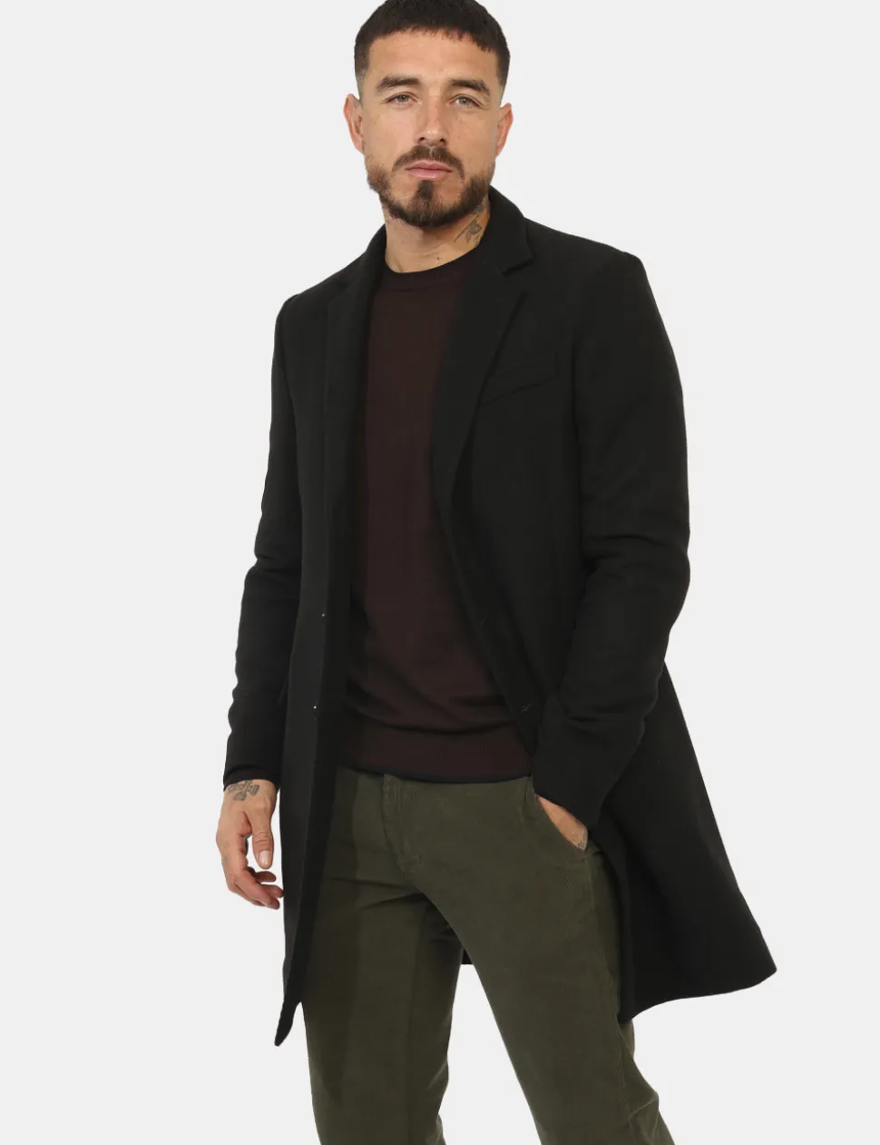 Cappotto Prj22. Nero