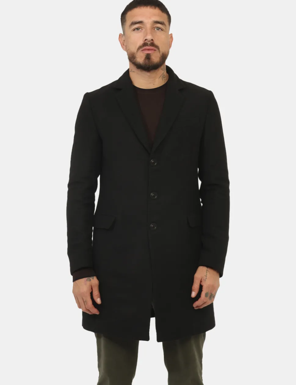 Cappotto Prj22. Nero