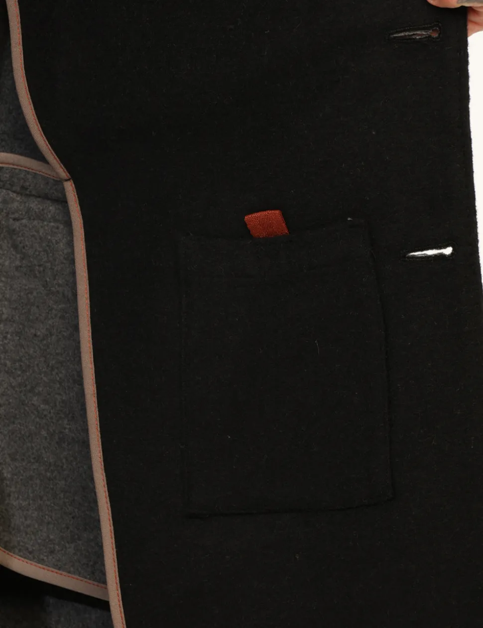 Cappotto Prj22. Nero