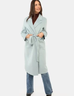 Cappotto Rue De Clerie Azzurro