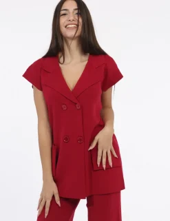 Cardigan Manila Grace Rosso