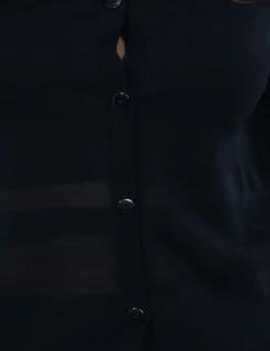 Cardigan Materica Nero