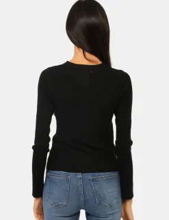 Cardigan Materica Nero