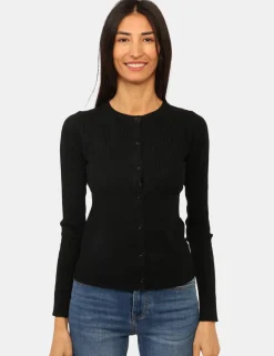 Cardigan Materica Nero