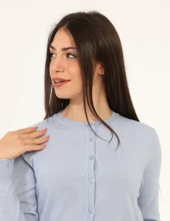 Cardigan Rue De Clerie Luxury Azzurro