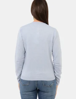 Cardigan Rue De Clerie Luxury Azzurro