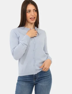Cardigan Rue De Clerie Luxury Azzurro