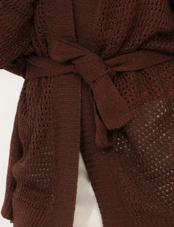 Cardigan Rue De Clerie Marrone