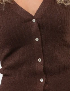 Cardigan Rue De Clerie Marrone