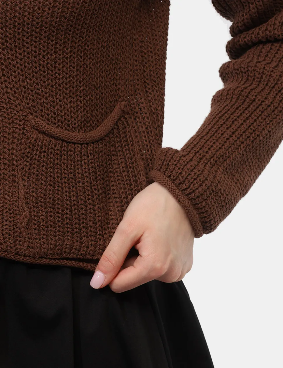 Cardigan Rue De Clerie Marrone