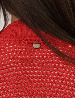 Cardigan Rue De Clerie Rosso