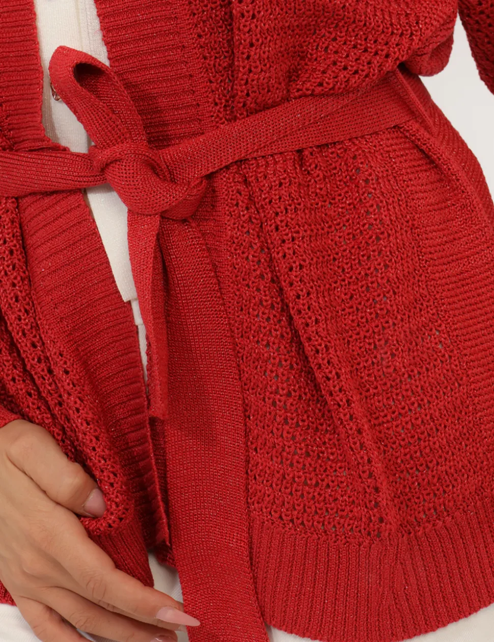 Cardigan Rue De Clerie Rosso
