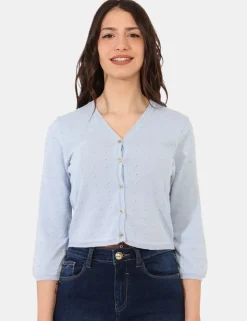 Cardigan Sandro Ferrone Azzurro