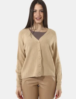 Cardigan Sandro Ferrone Beige