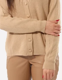 Cardigan Sandro Ferrone Beige
