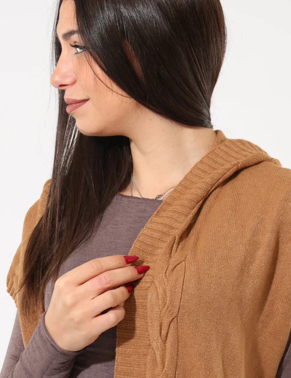 Cardigan Sandro Ferrone Beige