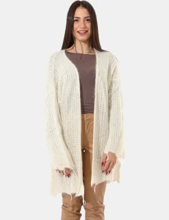 Cardigan Sandro Ferrone Bianco