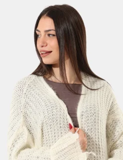 Cardigan Sandro Ferrone Bianco