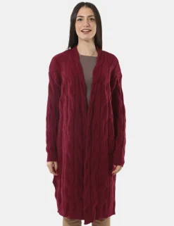 Cardigan Sandro Ferrone Bordeaux