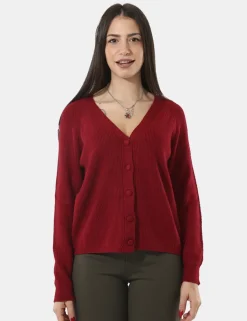 Cardigan Sandro Ferrone Bordeaux