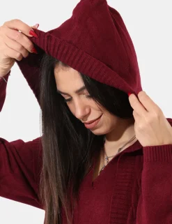 Cardigan Sandro Ferrone Bordeaux