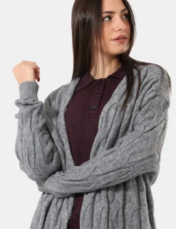 Cardigan Sandro Ferrone Grigio