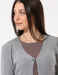 Cardigan Sandro Ferrone Grigio