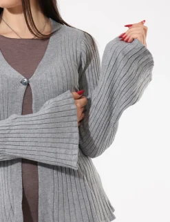 Cardigan Sandro Ferrone Grigio