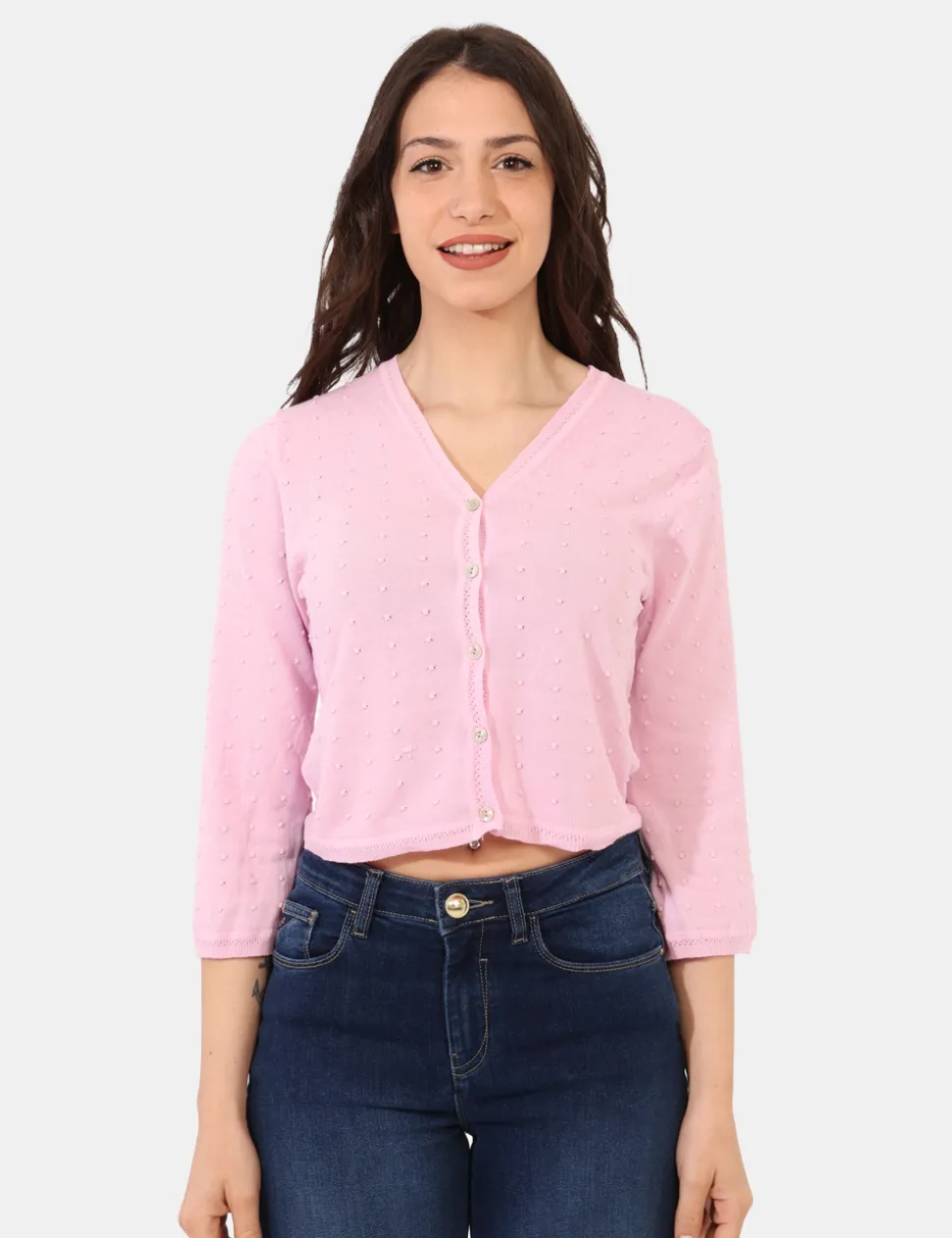 CardiganSandro Ferrone Rosa