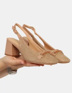 Decolleté Keys Beige