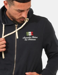 Felpa Aeronautica Italiana Blu