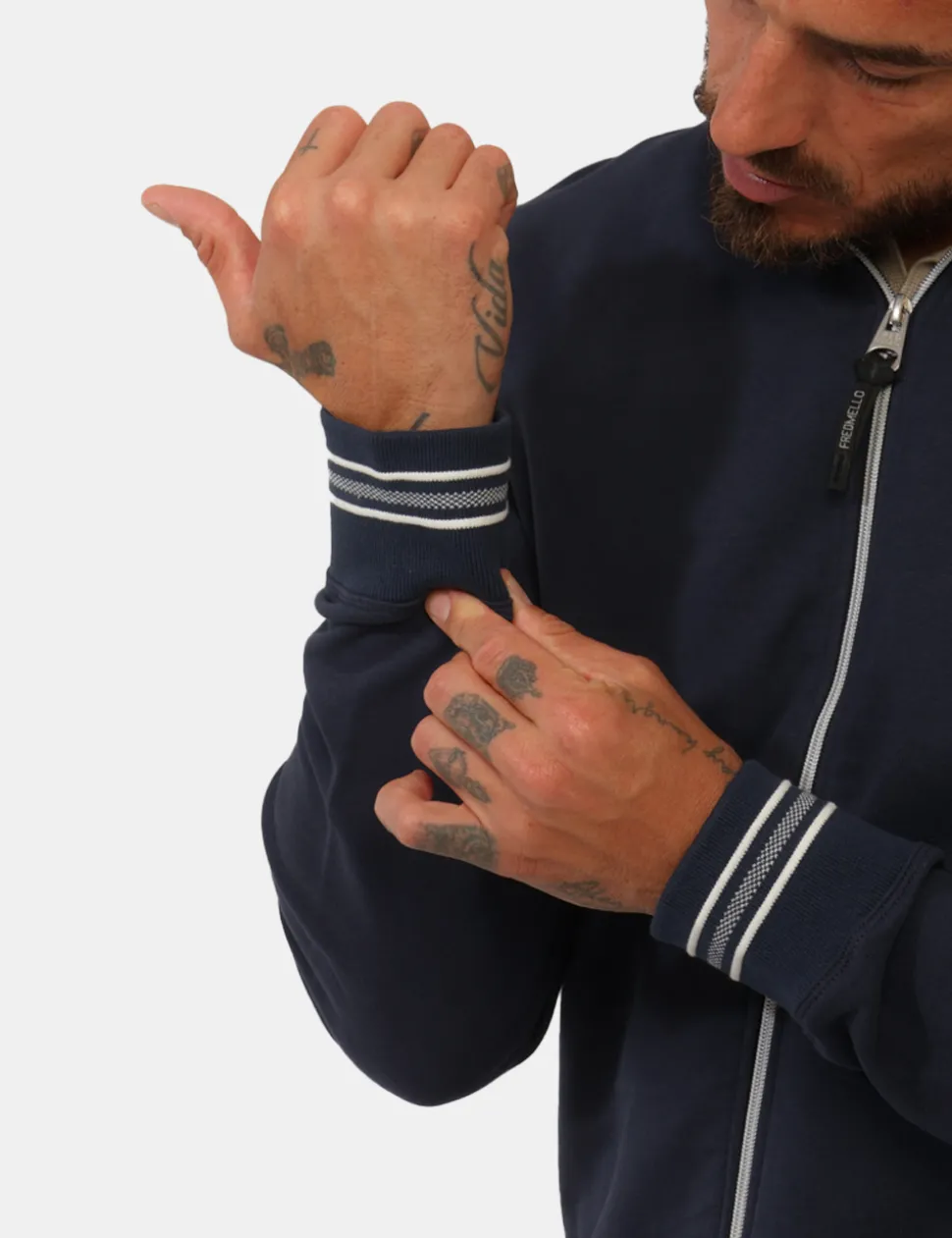 Felpa Fred Mello Blu
