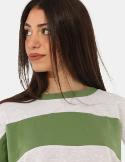 Felpa Via Delle Rose Verde