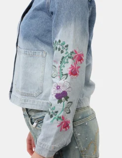 Giacca in jeans Desigual Azzurro