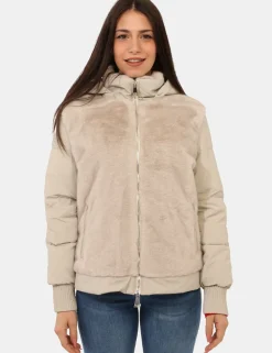 Giacca Materica Beige