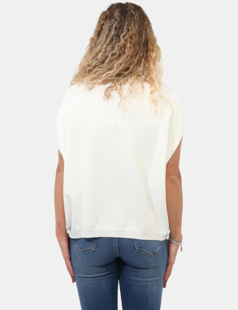 Gilet Materica Bianco