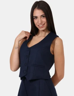 Gilet Materica Blu