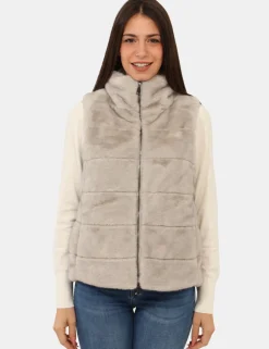 Gilet Materica Grigio