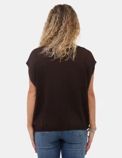Gilet Materica Marrone