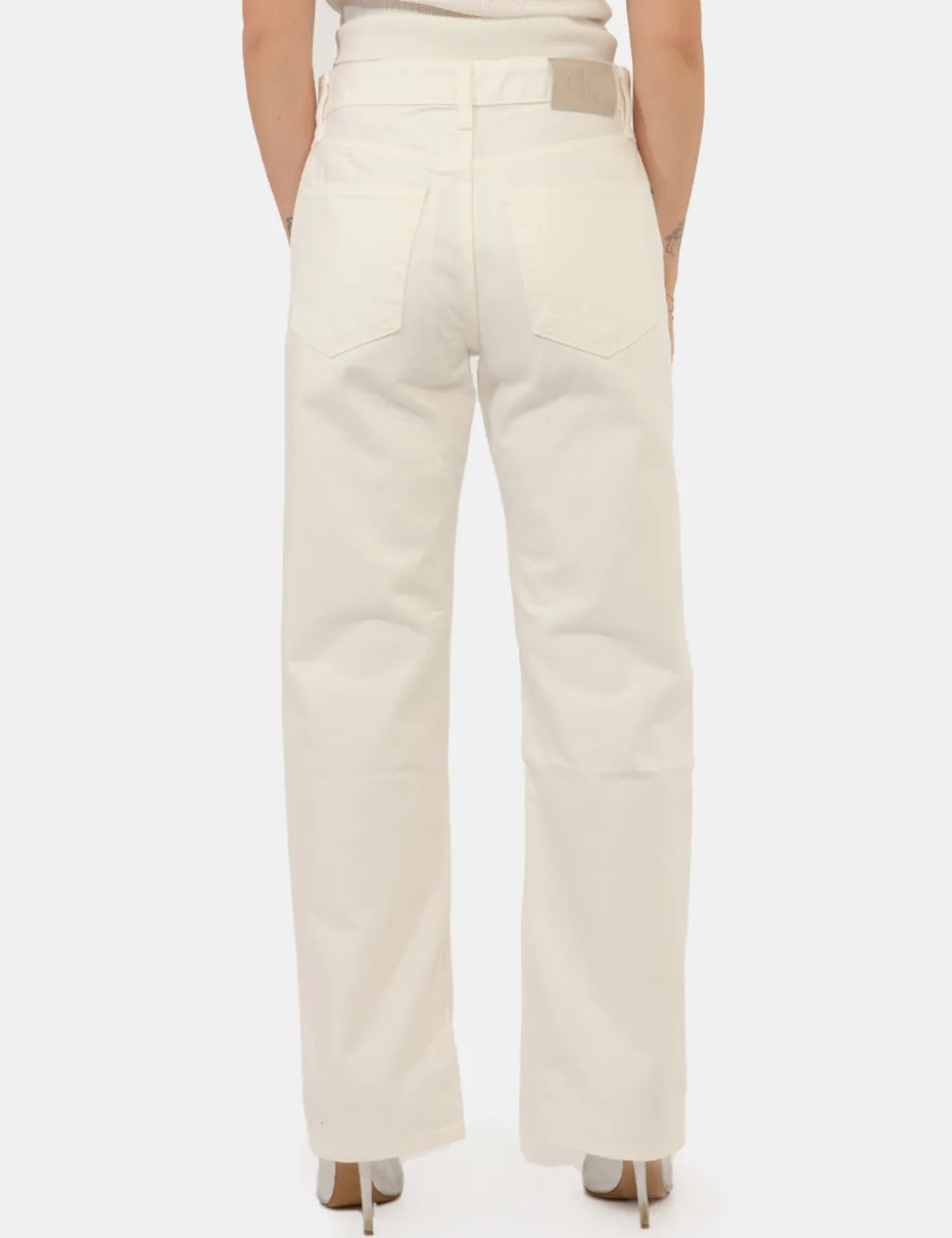 Jeans Calvin Klein Bianco