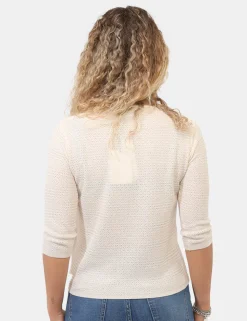 Maglia Materica Beige
