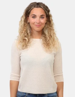 Maglia Materica Beige